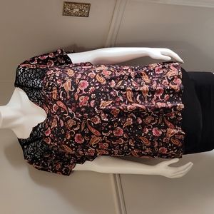 Torrid, 3x, Super Soft Floral Tunic